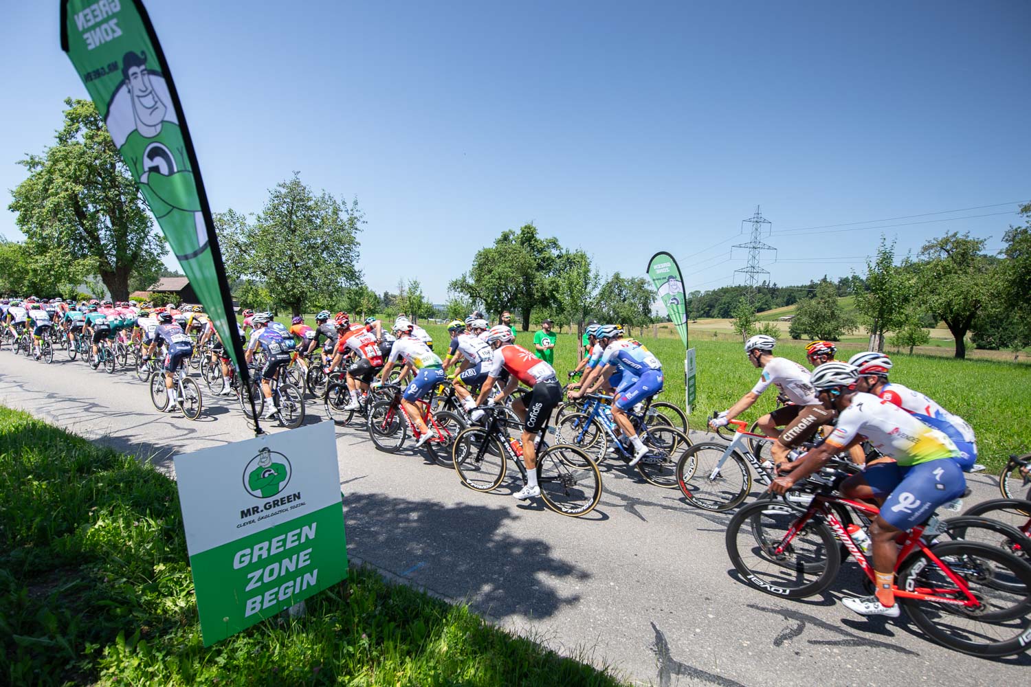 Mr. Green ist Official Recycling Supplier der Tour de Suisse 2022