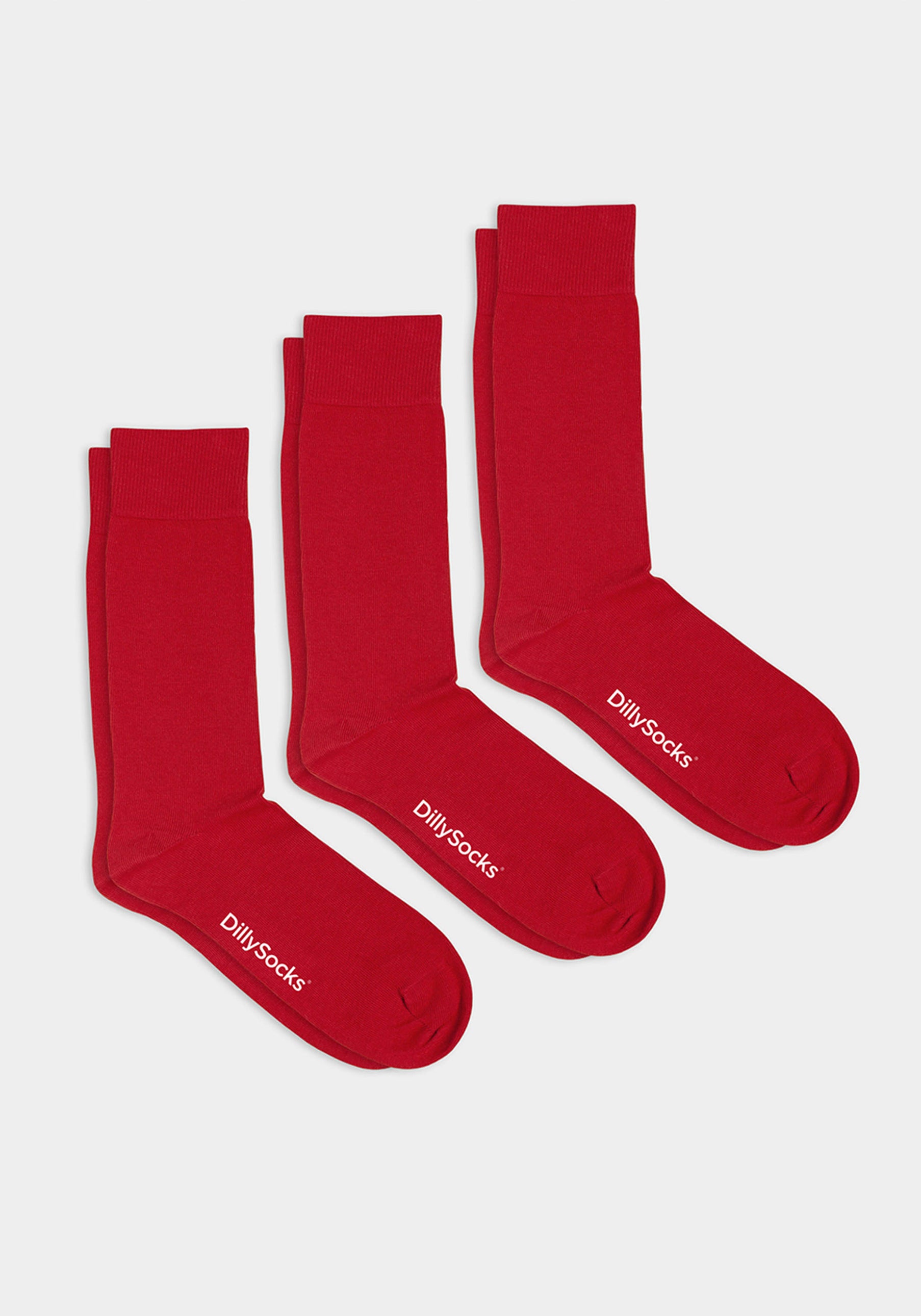 Socken 3-er Pack Smooth Ferrari Red