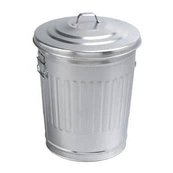 Amerikanischer Designkübel aus verzinktem Stahl 