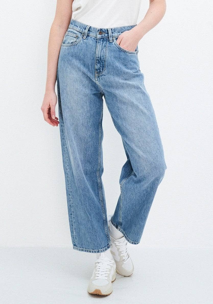 Damen-Jeans Bobbie Barrel Vintage Hemp