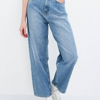 Damen-Jeans Bobbie Barrel Vintage Hemp 