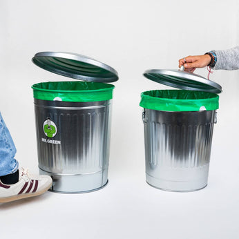 Amerikanischer Designkübel aus verzinktem Stahl 