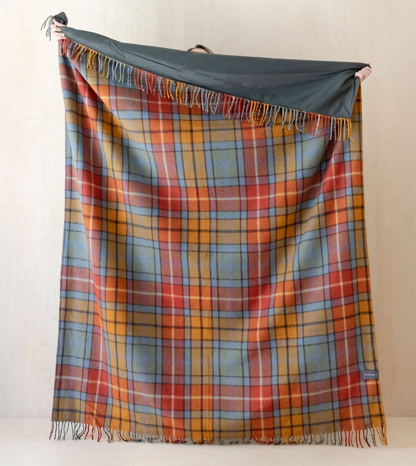 Picknick-Decke, recycelte Wolle