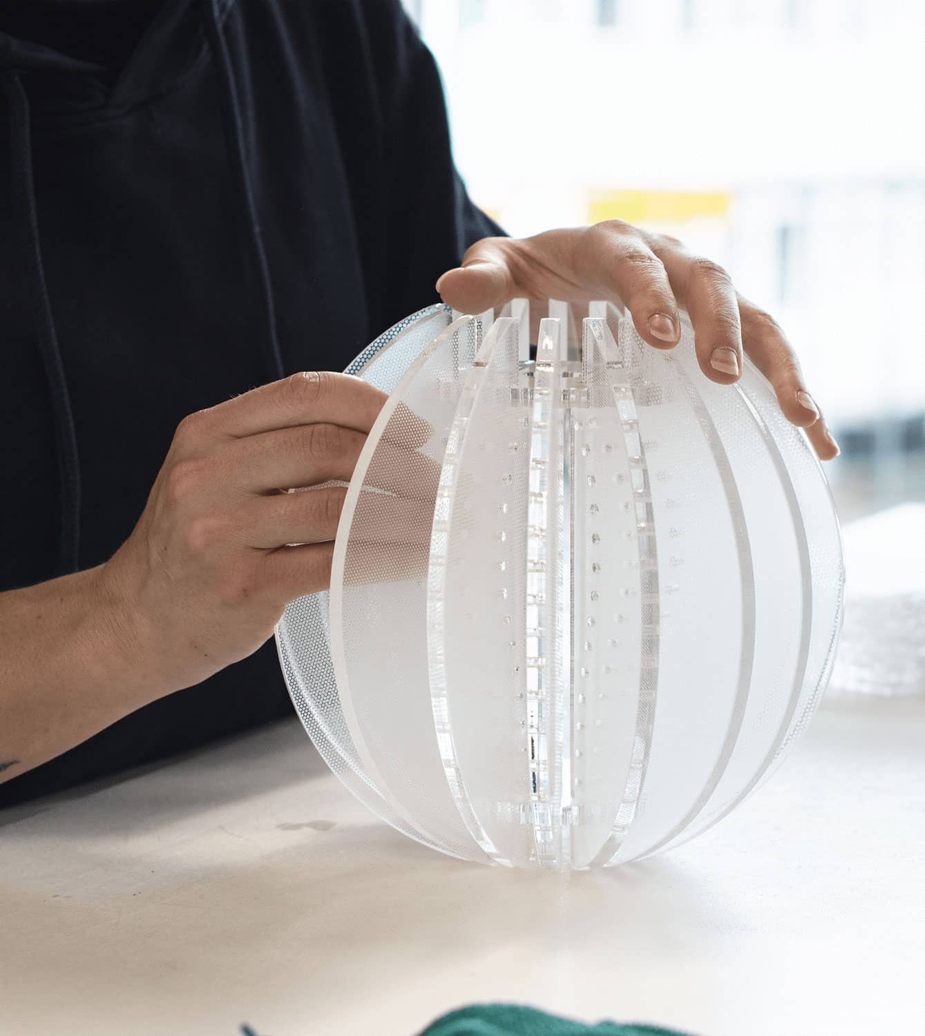 Solarlicht aus gebrauchten Flachbildschirmen
