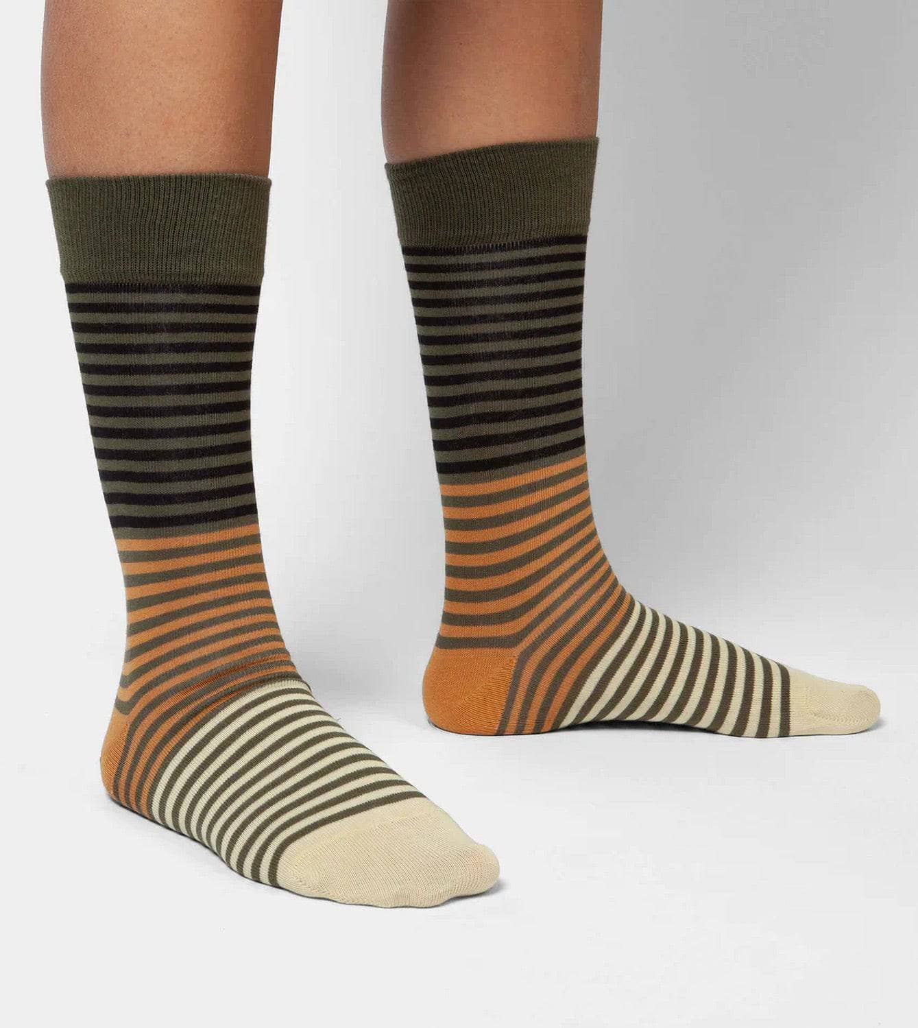Socken aus Bio-Baumwolle - Foresty Stripes