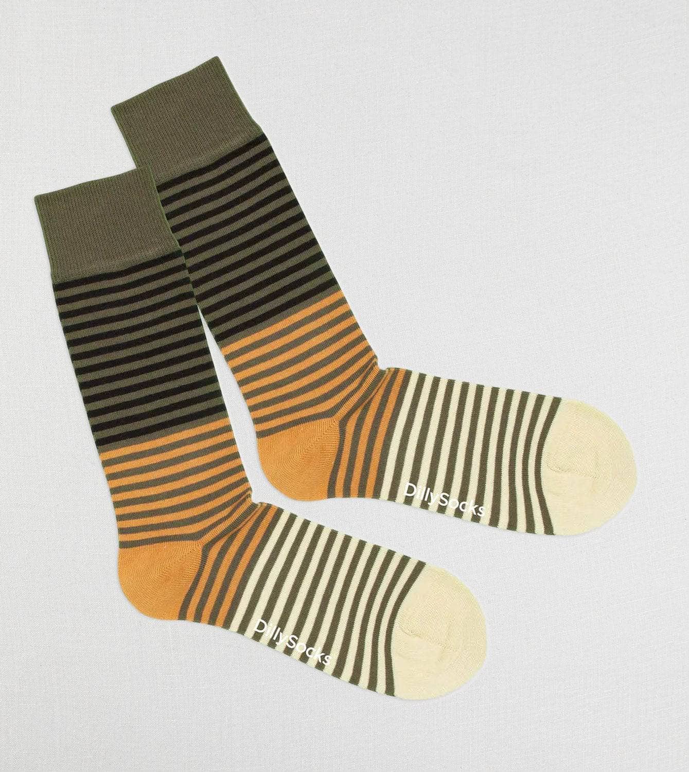 Socken aus Bio-Baumwolle - Foresty Stripes