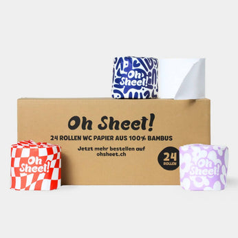 Oh Sheet! WC-Papier aus Bambus 
