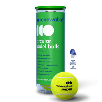Renewaball | Padelbälle aus recyceltem Material 