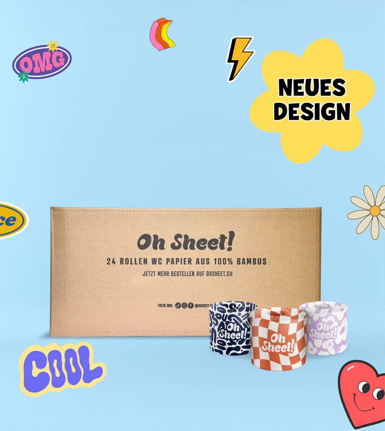 Oh Sheet! WC-Papier aus Bambus