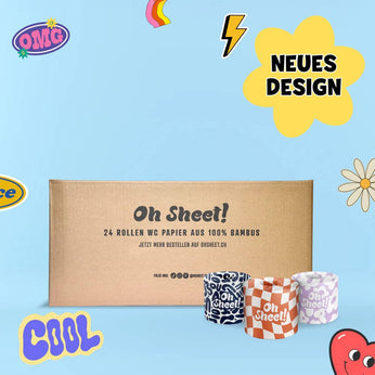 Oh Sheet! WC-Papier aus Bambus 
