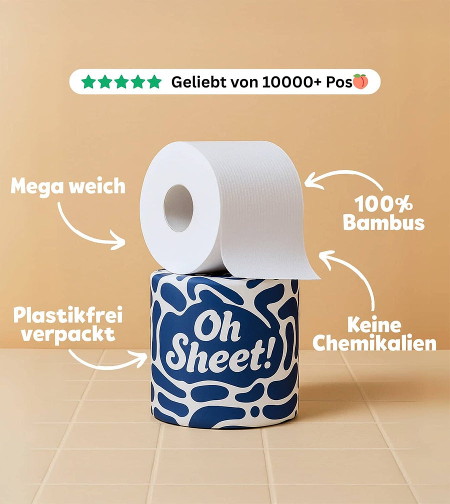 Oh Sheet! WC-Papier aus Bambus