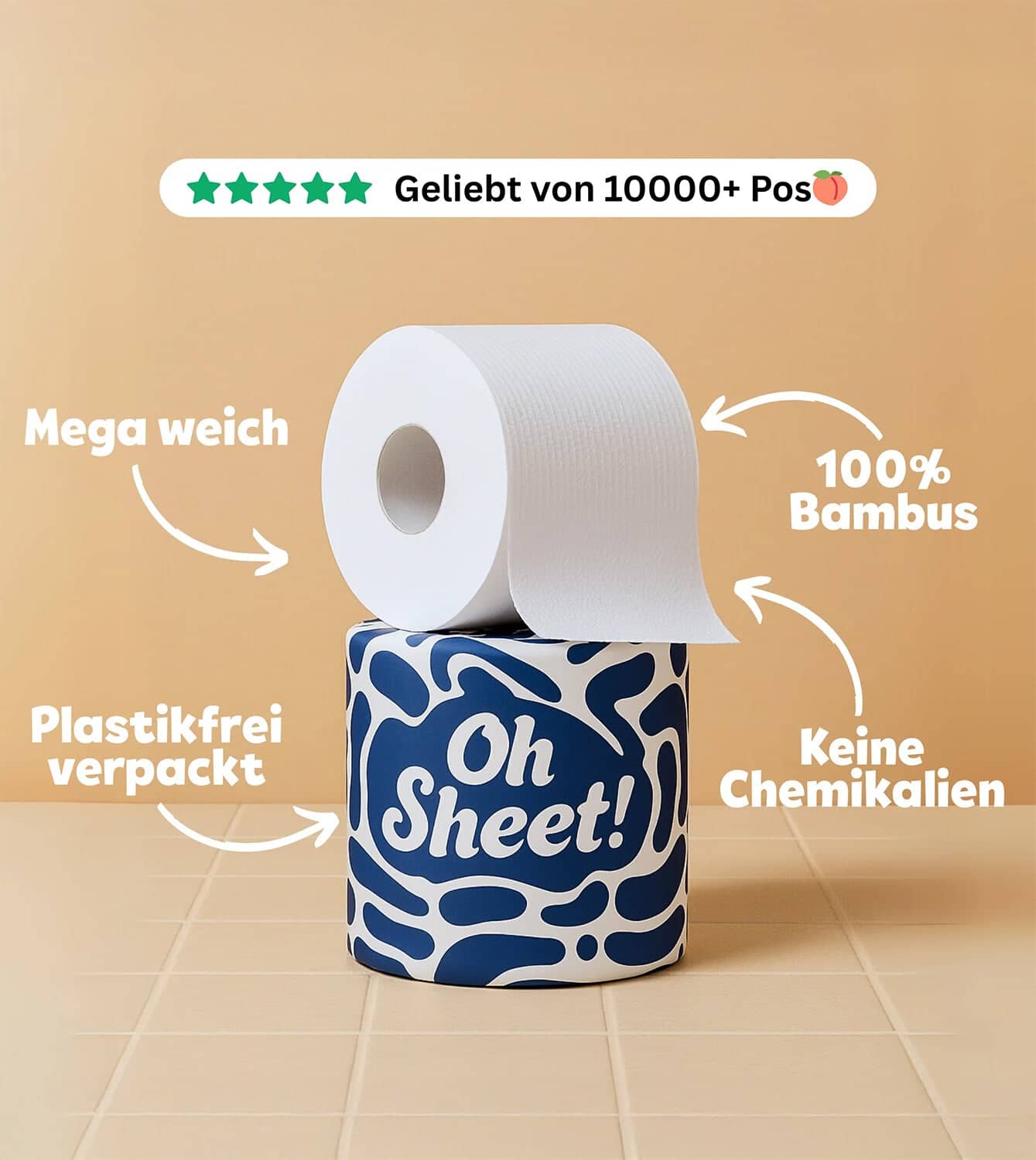 Oh Sheet! WC-Papier aus Bambus