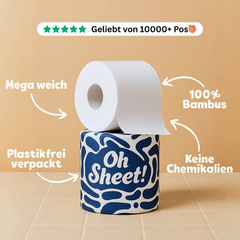 Oh Sheet! WC-Papier aus Bambus 