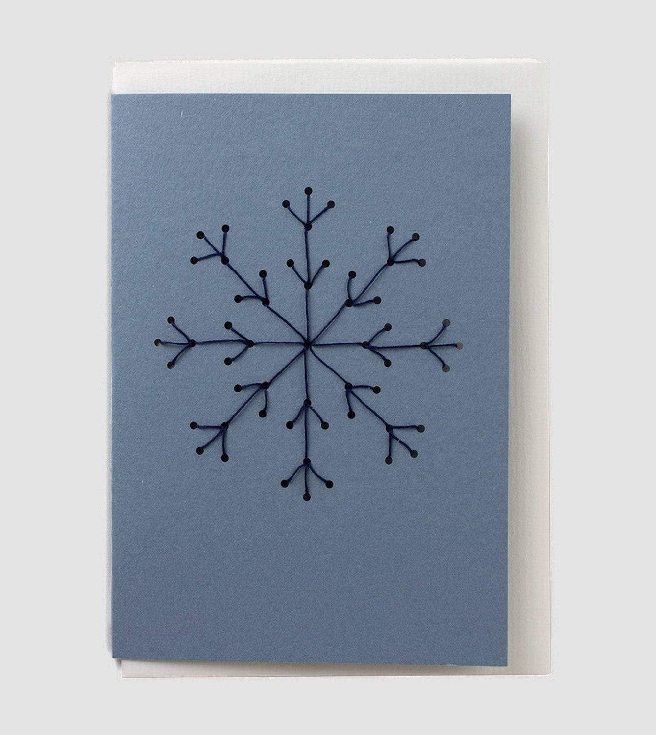 Weihnachtskarte zum selber sticken