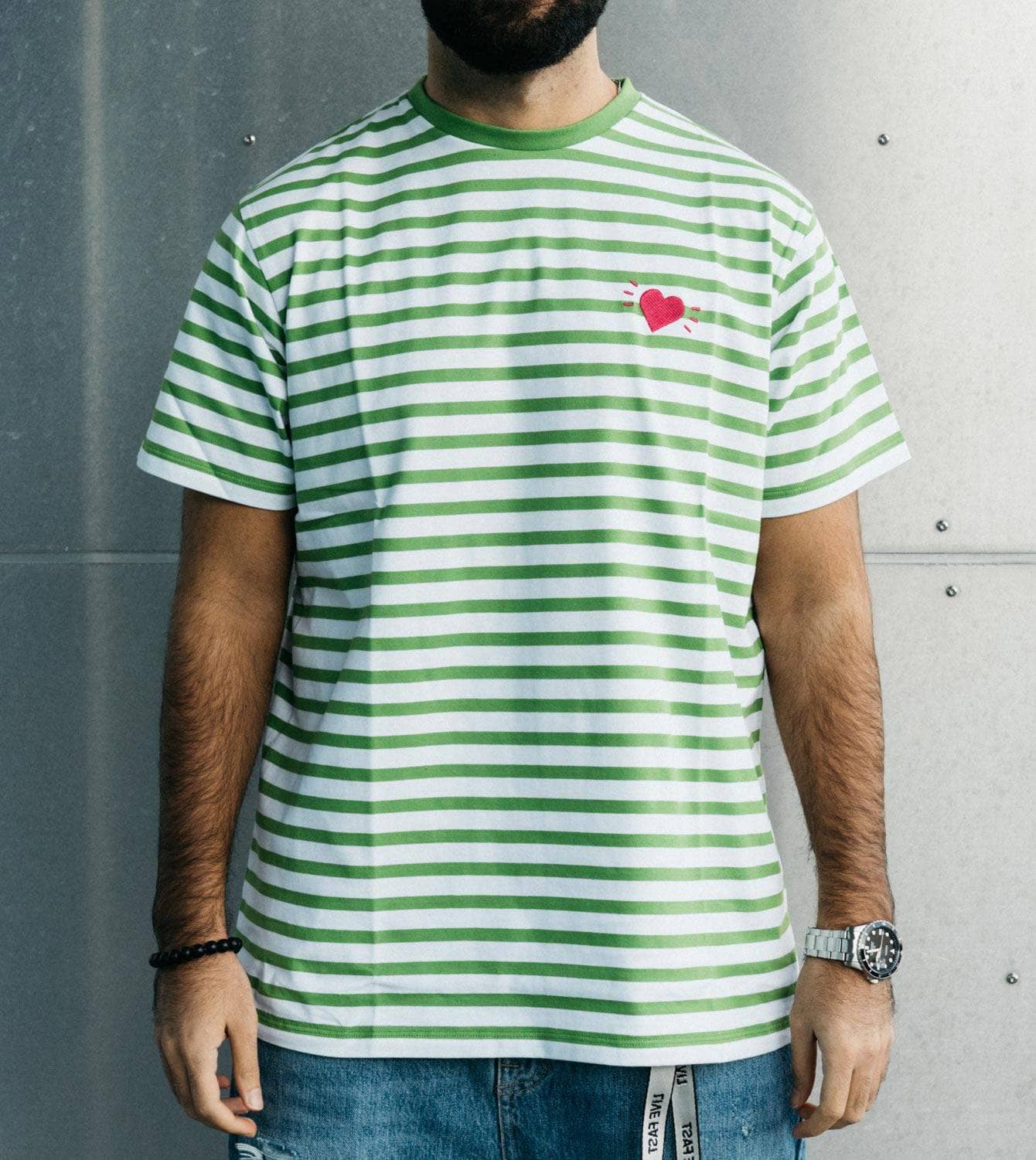 T-Shirt "Hearts & Stripes"