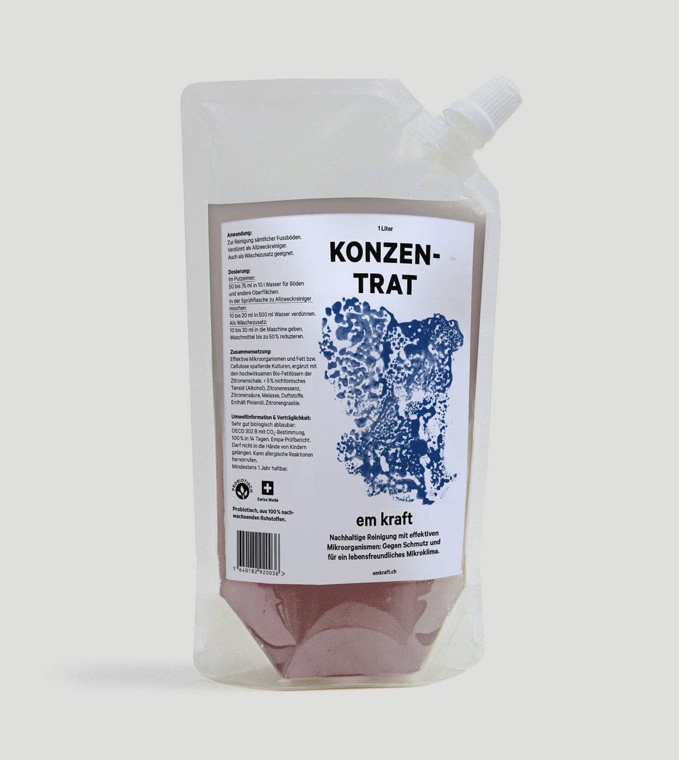 Konzentrat: Fussboden- und Allzweckreiniger